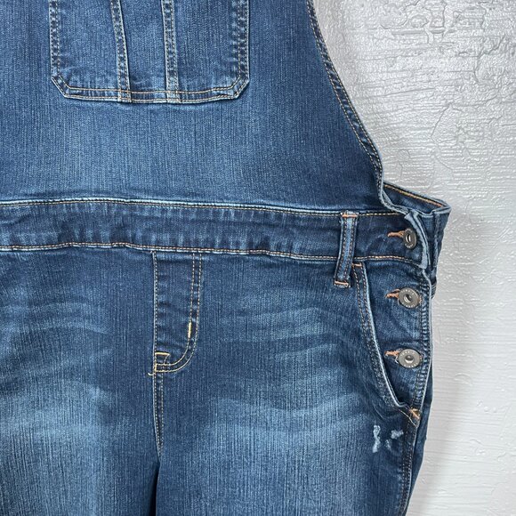 Torrid Indigo Denim Women's Overalls - Picture 4 of 10